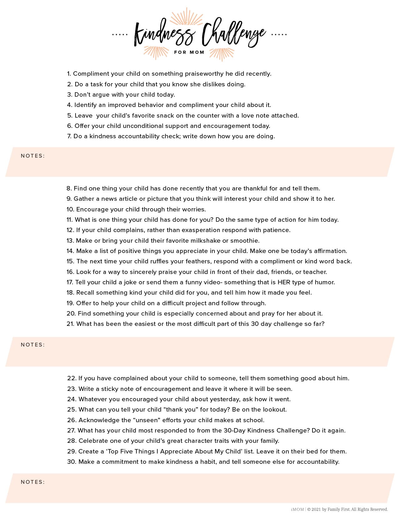kindness challenge