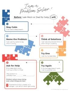 independent problem solving for kids