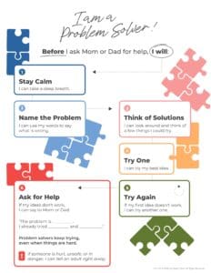 independent problem solving for kids