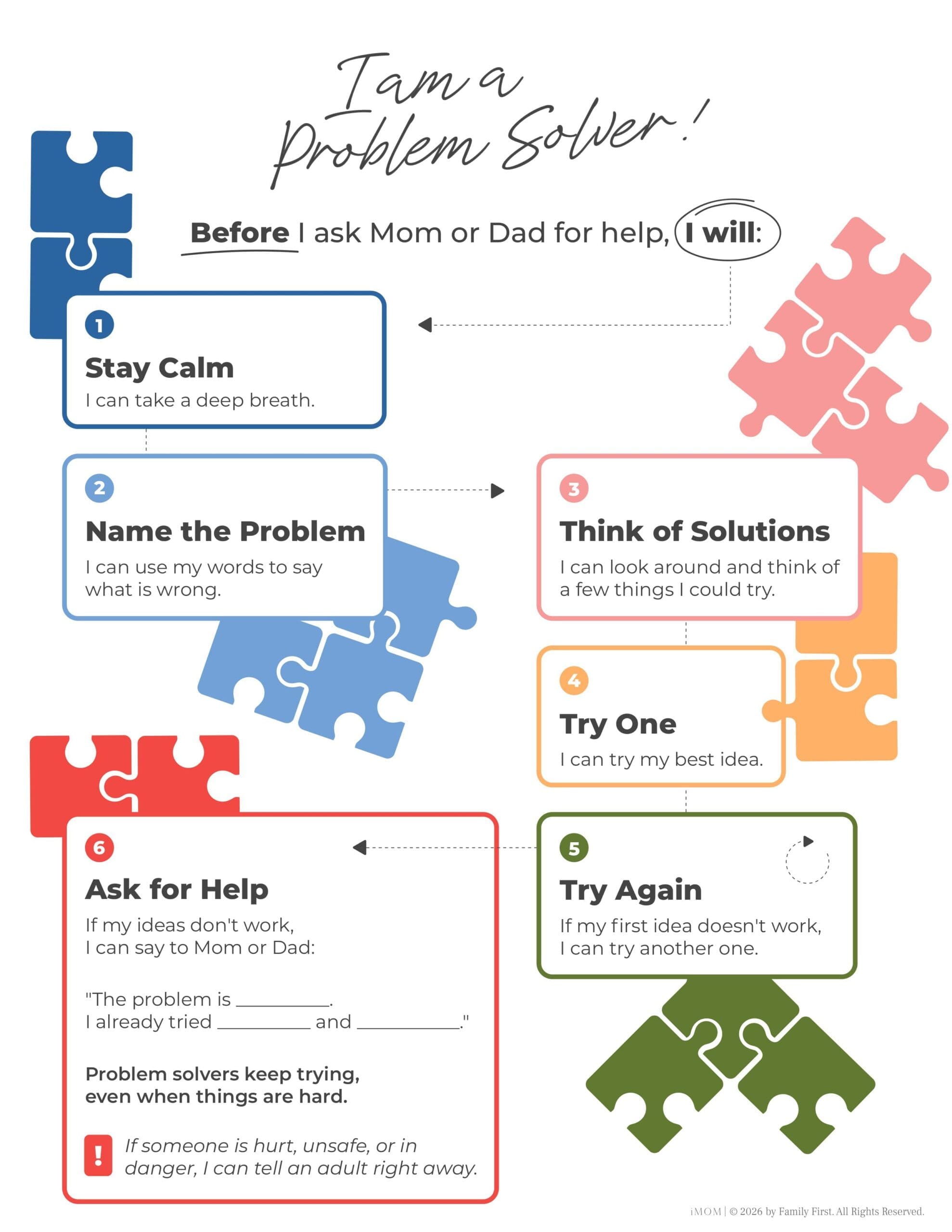 independent problem solving for kids
